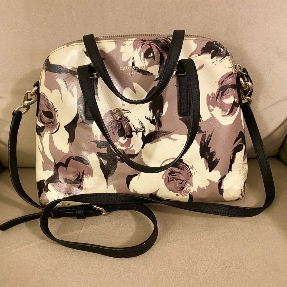Kate Spade Floral Satchel Crossbody